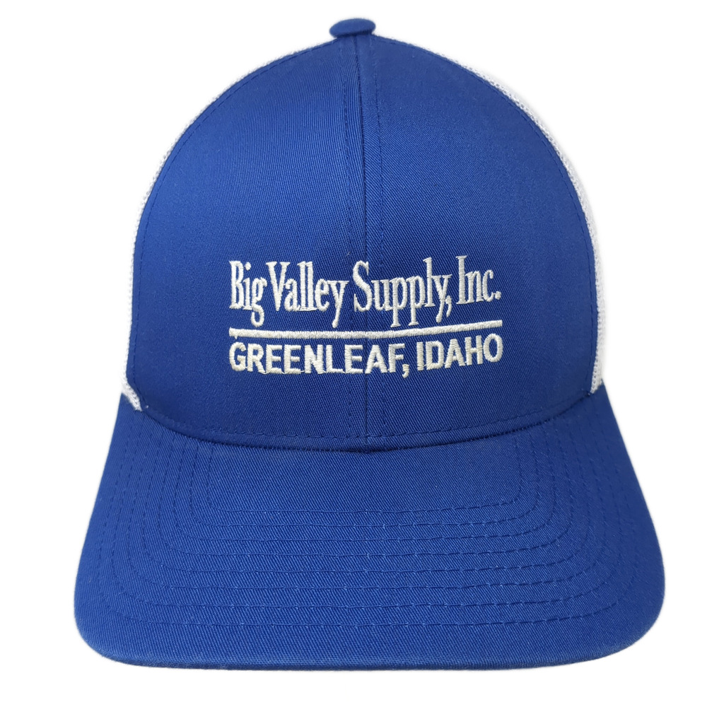 Big Valley Supply, Inc. Greenleaf, Idaho Snapback Trucker Hat Blue One Size